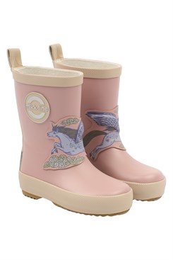 Mikk-Line 3D-patch gummistøvler - Woodrose